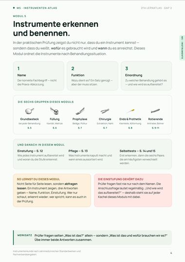Seite aus dem Lernatlas: M5 · Instrumente erkennen