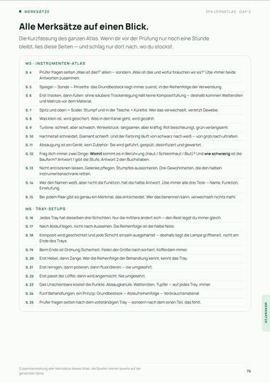 Seite aus dem Lernatlas: Alle Merksätze